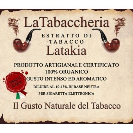 Estratto di tabacco Latakia - La tabaccheria Aroma concentrato 10 ml