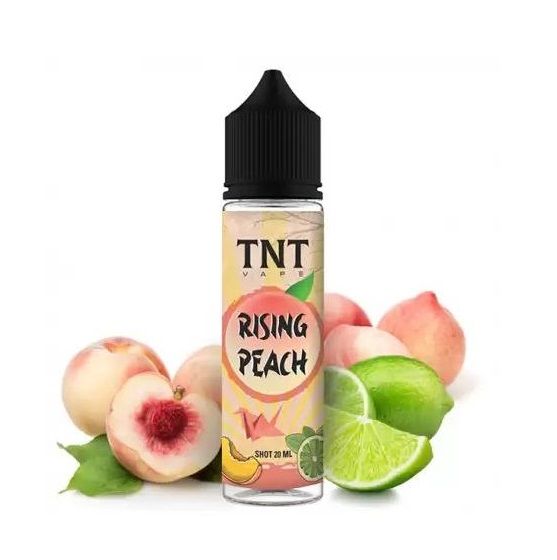 TNT Rising Peach aroma scomposto 20 ml per sigarette elettroniche alla pesca nettarina e limone 