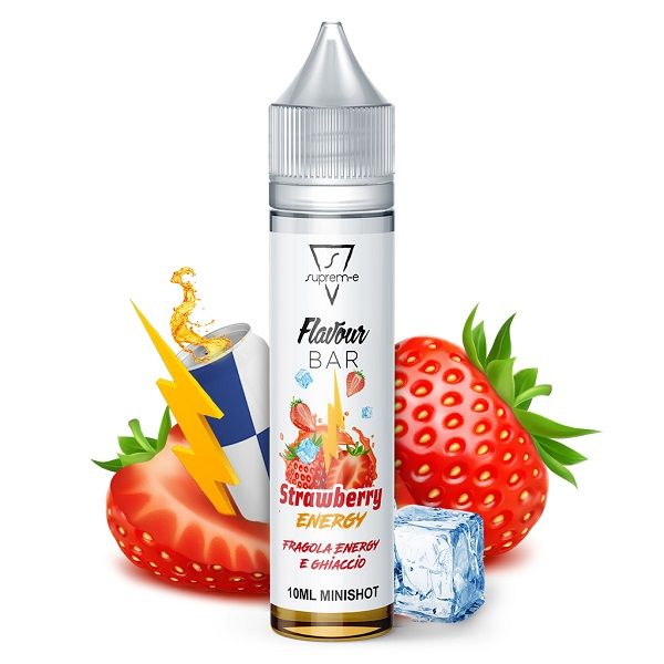 Strawberry Energy Flavour Bar Supreme mini shot (10+10)