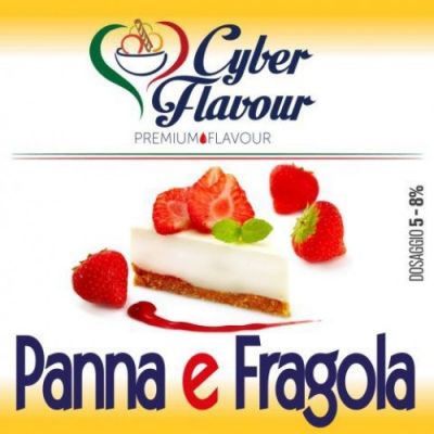 Cyber Flavour - Panna e Fragola - 10 ml Aroma concentrato