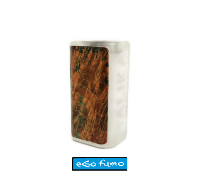 K Nano - Minibox 18350 Italika Box Mod Trasparente e legno stabilizzato