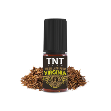Virginia TNT Vape distillato puro in formato aroma concentrato 10 ml per sigarette elettroniche. Indicato per atomizzatori a tiro di guancia