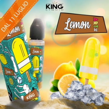 Lemon Artic - King Liquid 20 ml ghiacciolo al limone . Aroma socmposto sigarette elettroniche 