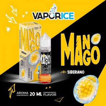 Mango Vaporice e' il liquido per sigarette elettroniche fruttato in formato scomposto alla dolcissima polpa di mango e limone! il liquido svapo ideale per la tua calda estate!