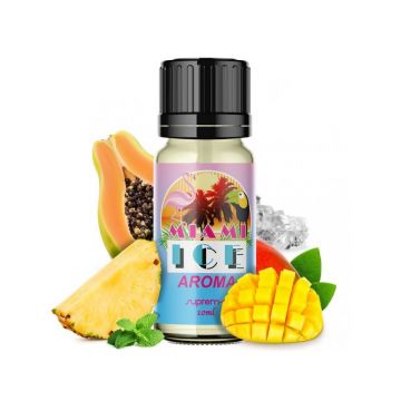 Supreme Miami Ice 10 ml aroma concentrato per sigarette elettroniche al spore tropicale di papaya mango mix di frutti accompagnati da un tocco di freschezza!