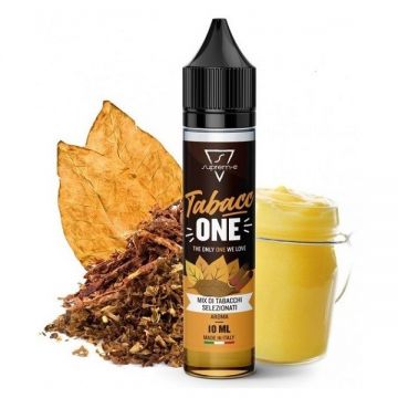 TabaccOne Supreme : un'accurata selezione di tabacchi accompagnata da una crema custard.Formato aroma Mini Shot 10 ml (10+10)