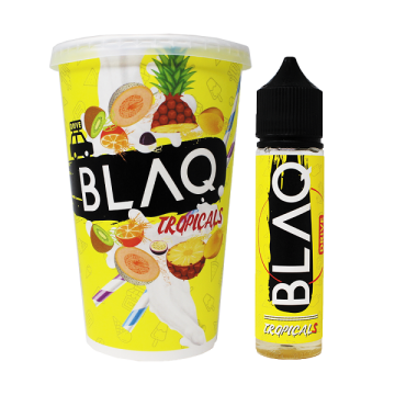 Il nuovo liquido fruttato di Blaq! un fantastico Milkshake al fiordilatte e frutti tropicali in formato aroma scomposto per sigarette elettroniche