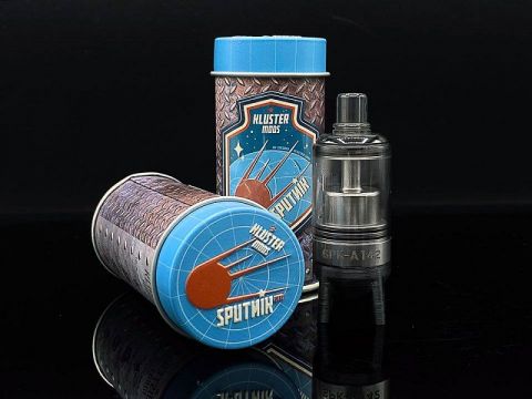 Sputnik RTA MTL Klutter Mods atomizzatore rigenerabile per un tiro di guancia ideato da Lutter Mods