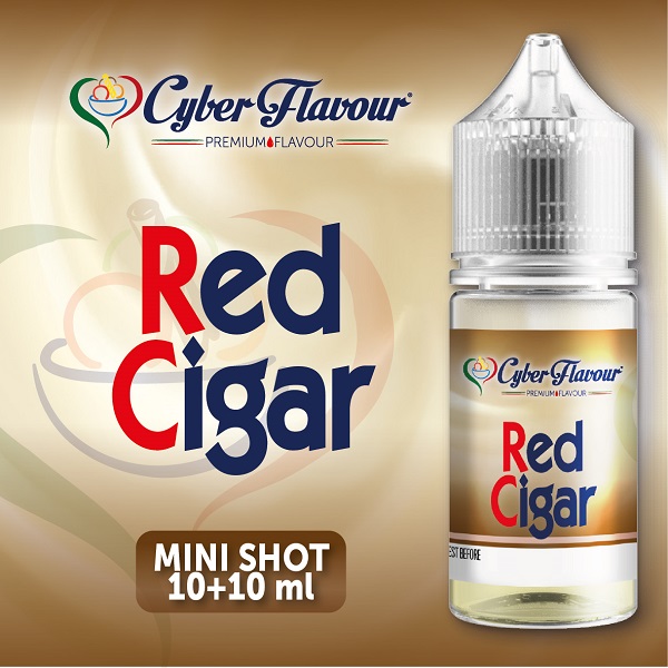 red cigar mini shot tabacco liquido