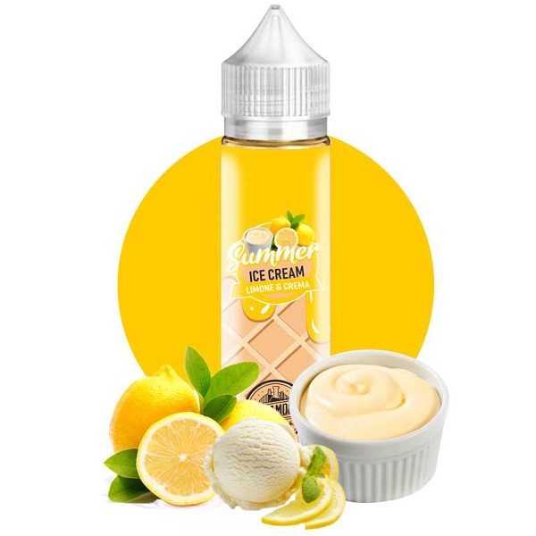 summer ice cream limone e crema 