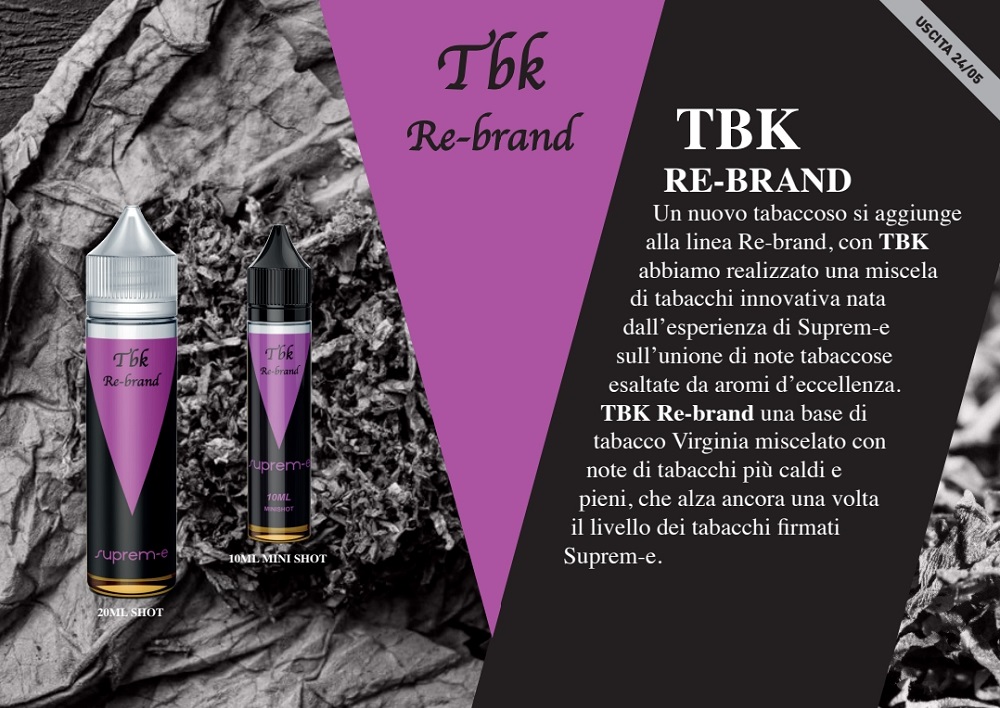 Tbk Re Brand Supreme 20 ml  Vendita sigarette elettroniche on line