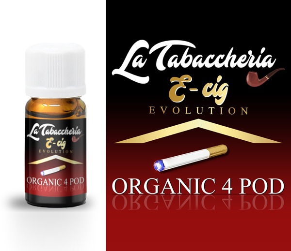 Estratto di Tabacco  Organic 4Pod  E-Cig 10ml La Tabaccheria