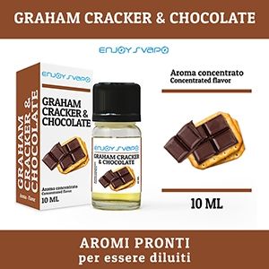 Enjoy Svapo Graham Cracker e chocolate 10 ml  Aroma concentrato 