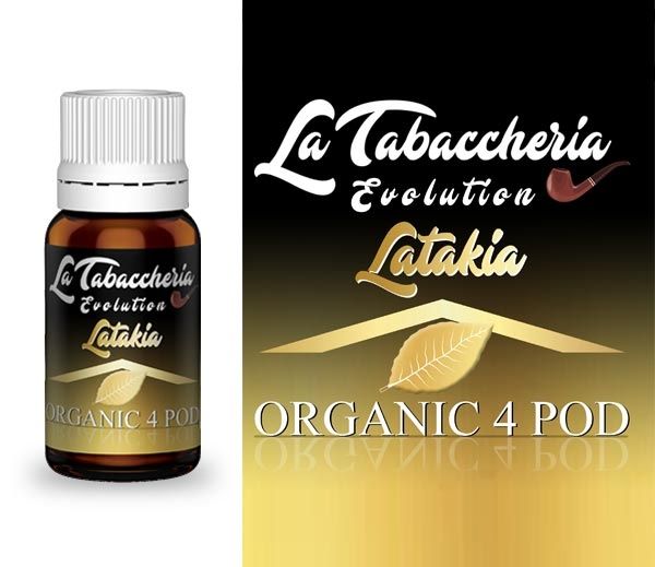 Latakia  Organic For 4 Pod La tabaccheria 10 ml Aroma Concentrato