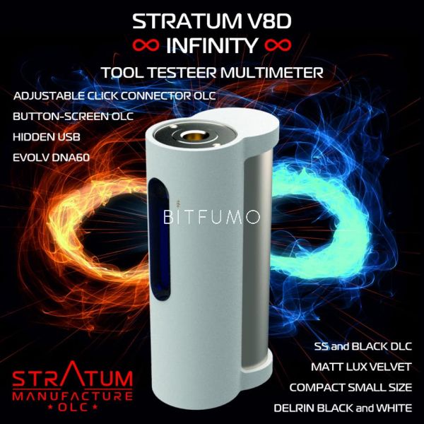 Stratum V8D Infinity Lux Full Black LE | Vendita sigarette