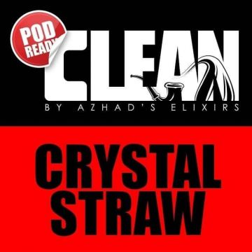 Azhad's Cristal Straw - Clean 20 ml aroma scomposto al tabacco 