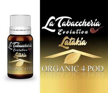 Latakia Organic For 4 Pod - Single Leaf - La tabaccheria 10 ml Aroma Concentrato