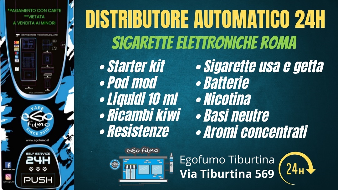distributore automatico sigarette elettroniche vicino stazione tiburtina
