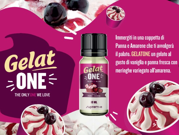 Gelatone Supreme 10 ml aroma concentrato | Vendita sigarette elettroniche  on line