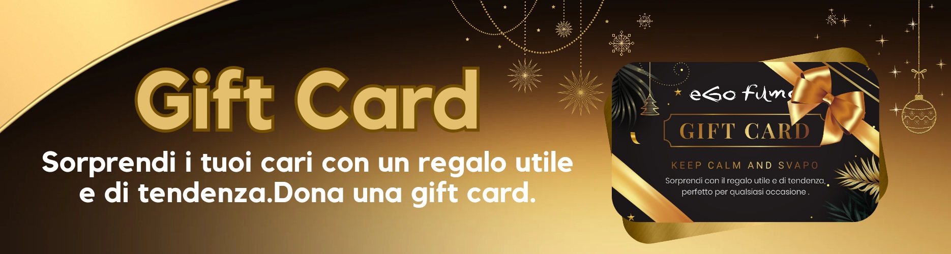 eGofumo Gift Card: il regalo perfetto per ogni occasione