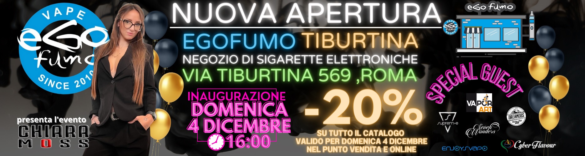 Sigarette elettroniche Tiburtina : eGofumo inaugura un nuovo vape shop a Roma